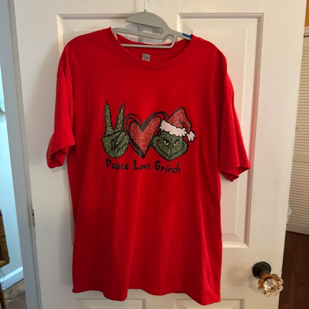 Men’s or women’s Red Grinch Graphic T-Shirt